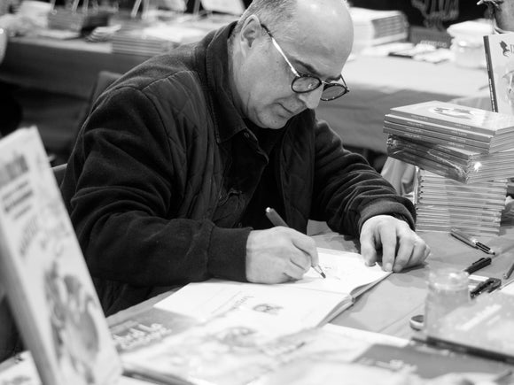 Dédicace de Eugène Santangelo au salon RAM DAM