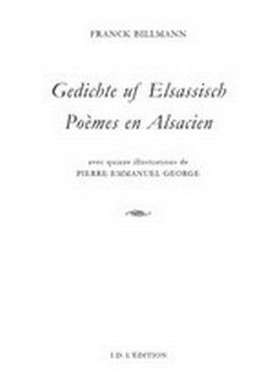 Poèmes en alsacien - ID L'EDITION