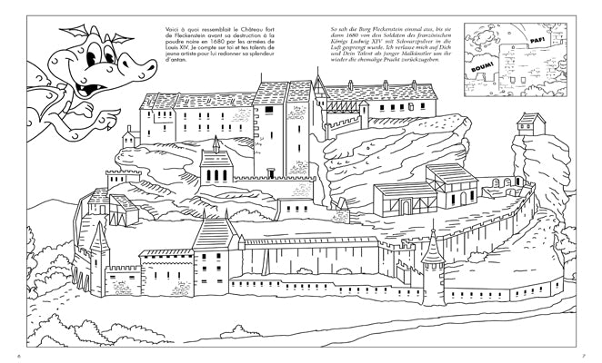 Découvre le château fort de Fleckenstein avec le dragon Fleckerion - ID L'EDITION