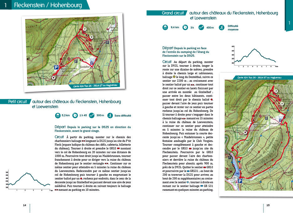 Balades autour des Châteaux forts d'Alsace - ID L'EDITION